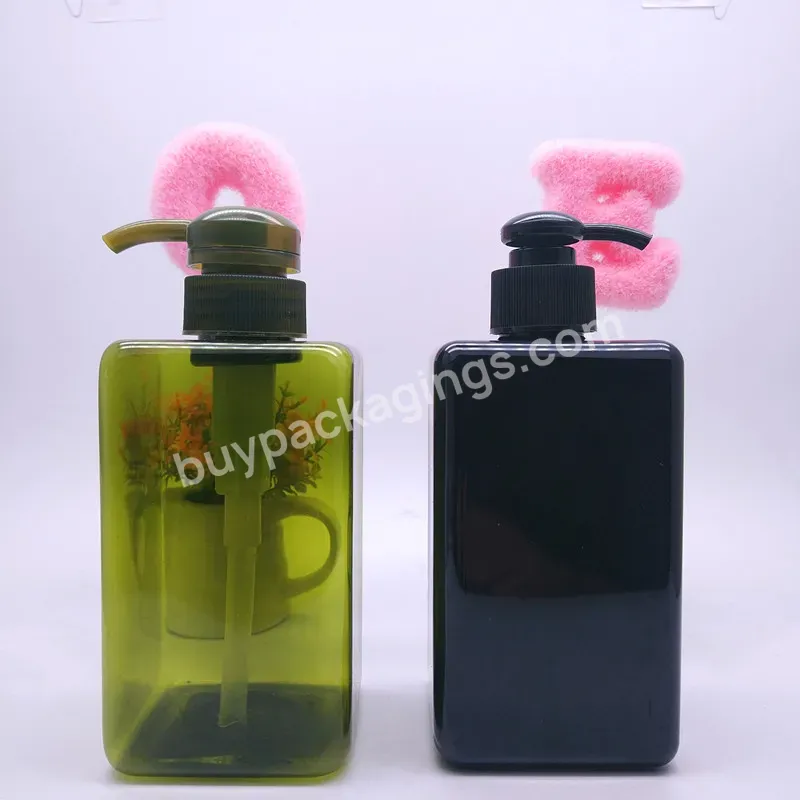Luxury Plastic Packaging 500ml Plastic Pump Empty Cosmetic Lotion Shower Gel Shampoo And Conditioner Bottles Container - Buy Empty Bottle For Skin And Hair Lotion,Plastic Bottles Packagings,Shampoo And Conditioner Bottles.