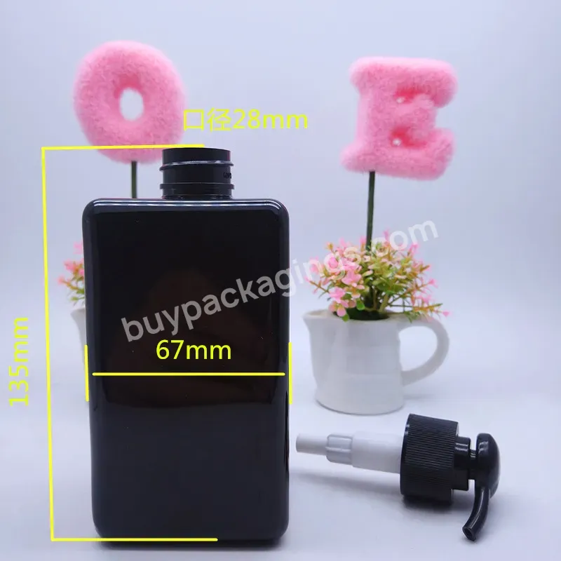 Luxury Plastic Packaging 500ml Plastic Pump Empty Cosmetic Lotion Shower Gel Shampoo And Conditioner Bottles Container - Buy Empty Bottle For Skin And Hair Lotion,Plastic Bottles Packagings,Shampoo And Conditioner Bottles.