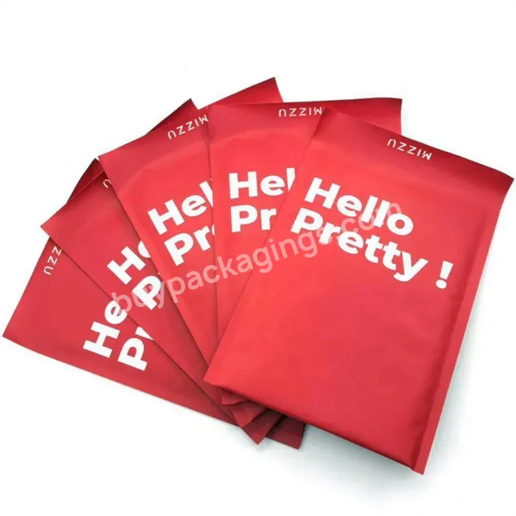 Luxury Red Mailing Bags Polymailer Bubble Envelope Express Bags - Buy Polymailer Bubble,Poly Mailers,Plastic Bag Envelope.