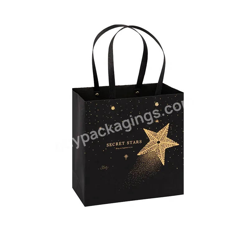 Luxury Ribbon Handle Boutique Shopping Packaging Customized Printed Euro Tote Paper Gift Bags With Logo - Buy Custom Logo Paper Gift Bags With Handles Oem,Custom Luxury Clothing Retail Bag Packing Pink Gift Bag Bolsas De Papel Shopping Packaging Pape