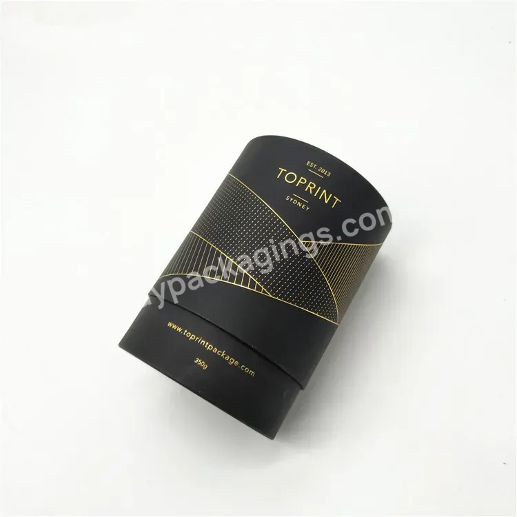 Luxury Rigid Recyclable Candle Packaging Round Paper Boxes - Buy Unique Paper Box Packaging,Candle Paper Packaging Tube,Round Paper Packaging.
