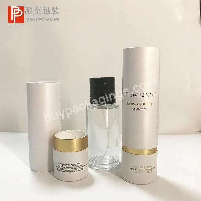 Luxury Round Paper Box Cosmetics Packaging Box for Skincare Bottle