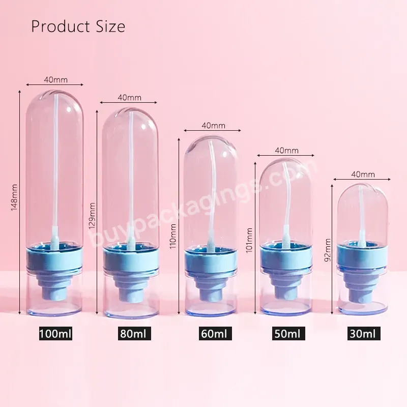 Luxury Round Upside Down Lotion Spray Bottle For Lids Pet Spray Bottle With Custom Color 30ml 50ml 60ml 80ml 100ml - Buy Upside Down Lotion Spray Bottle,Pet Spray Bottle With Custom Color 30ml,Pet Spray Bottle.