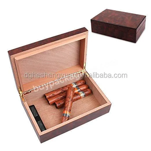 Luxury Shopping Custom Logo Wooden Storage Box Packaging Cigar Box