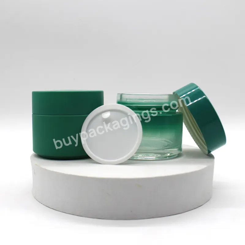 Luxury Skincare Packaging Glass Face Cream Jar 15ml 100ml 50ml 30ml Serum Oil Cosmetic Glass Jar - Buy Glass Cosmetic Jar,Glass Lotion Jar,Serum Jar.