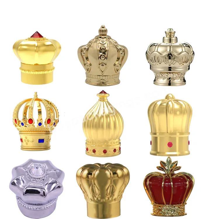 Luxury Zamac Crown Perfume Bottle Cap Fea 15 Zinc Alloy Crown Perfume Bottle Lid - Buy Zamac Cap For Perfume Bottle,Fancy Perfume Bottle Lids,Perfume Cover Casting.