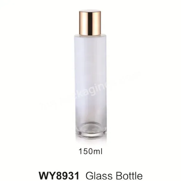 Luxury250ml 200ml 150ml 100ml 50ml Custom Empty Clear Glass Bottle Packaging Skincare Cosmetic Glass - Buy Cosmetic Lotion Glass Bottle,Glass Bottle Packaging Skincare Cosmetic,Clear Glass Bottle Sets.