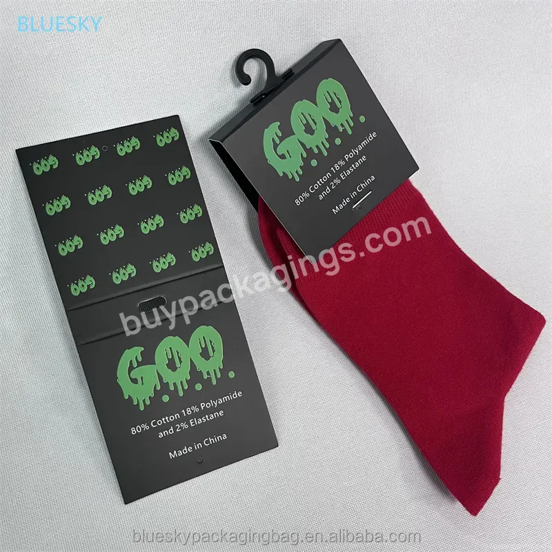 Made In China High Quality Printed Paper Brand And Jeanscoated Paper For Clothing Socks Paper Tag - Buy Custom Hang Tags,Hanging Tag For Clothes,Garment Hang Tags.