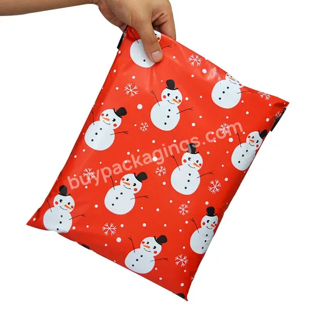 Mailing Envelope Christmas Plastic Bag Self-adhesive Custom Logo Free Shipping Bag Wholesale Biodegradable Poly Mailer - Buy Poly Mailer,Custom Printed Eco Friendly Self Sealing Plastic Poly Mailers Mailing Bags Courier Bag For Postage Shop Online Fo