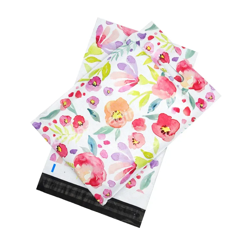 Mailing Grocery Bags 24x25 Mailing Bubble Bag Envelope Wholesale Ink Painting Flowers Self Adhesive Eco-friend White Poly Mailer - Buy Large Mail Bags,Eco Mailing Bags,Mail Bag For Shipping.