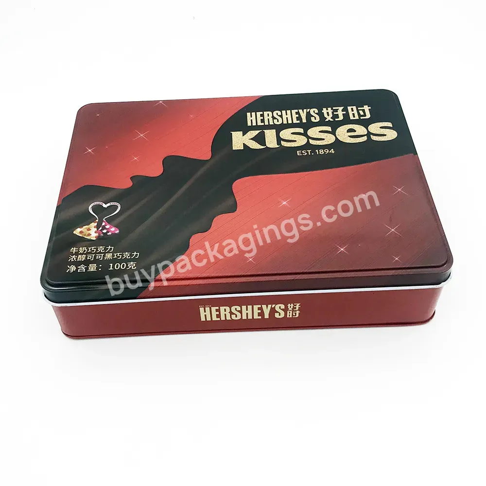 Manufacture Custom Printing Rectangular Chocolate Packaging Tin Box - Buy Chocolate Packaging Tin Box,Chocolate Tin Box,Valentine Chocolate Tin Box.