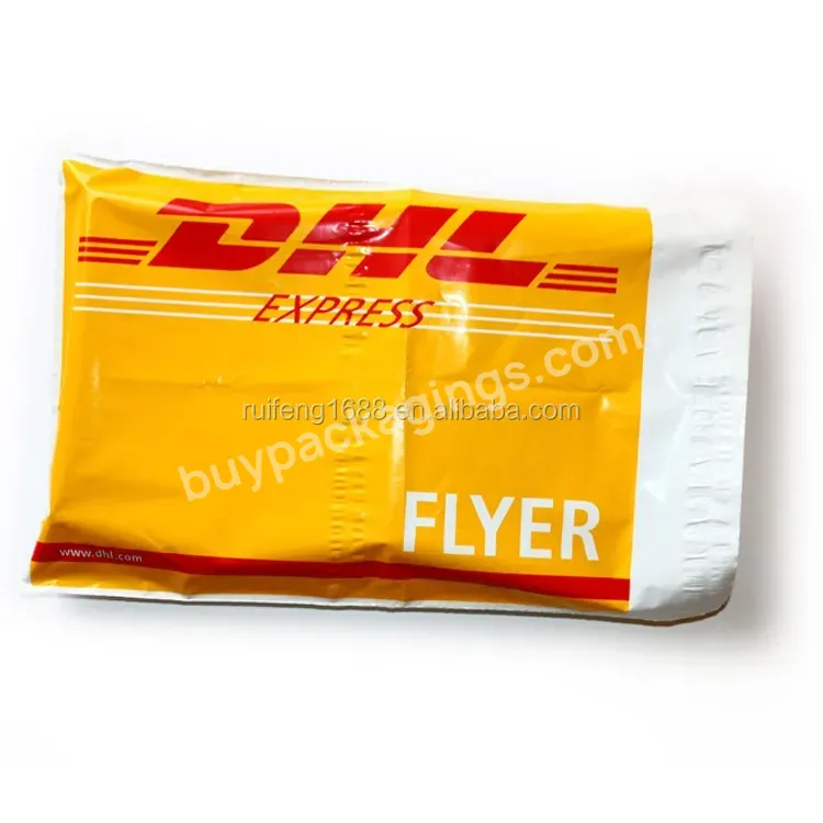 Manufacture Sf Dhl Plastic Mail Bags Courier Express Bags Packaging In Plastic With Clear Pocket - Buy Plastic Poly Mailer,Pe Courier Bag,Dhl Plastic Mail Bags.