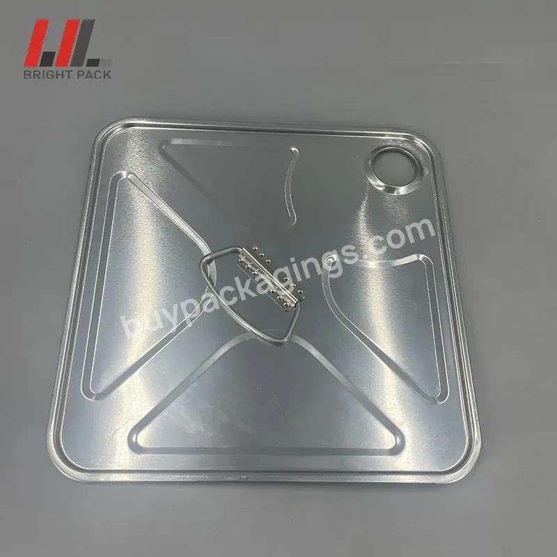 Manufacture Tinplate Lid And Bottom Pail Drum Cover Metal Can Components For Paint Chemical Canning Packing - Buy 238*238mm 18l Square Metal Can Lid Bottom,Tinplate Lid And Bottom Pail Drum Cover,Etal Can Components For Paint Chemical Canning Packing.