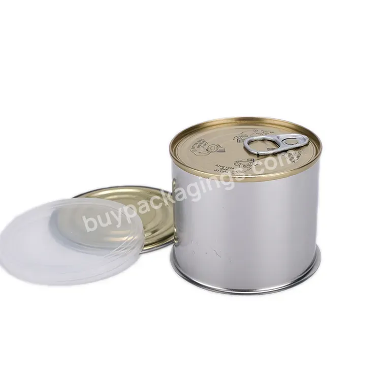 Manufacture Wholesale Customized Small Empty Easy Open Metal Packaging Tin Can For Food Storage Canning With Lid - Buy Tin Cans Wholesale,Tin Cans For Food Packaging,Tin Cans For Food Canning.