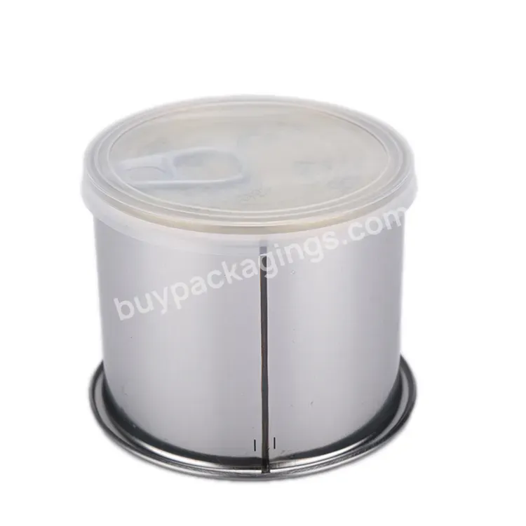 Manufacture Wholesale Customized Small Empty Easy Open Metal Packaging Tin Can For Food Storage Canning With Lid - Buy Tin Cans Wholesale,Tin Cans For Food Packaging,Tin Cans For Food Canning.