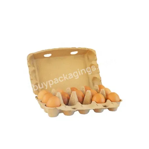 Manufacturer Biodegradable Egg Box Cardboard Pulp Egg Carton 15cells 30 Cells 60 Cells Customized Design - Buy 15 Egg Tray Carton,15 Holes Eco Friendly Tray Carton,15 Cells Quail Egg Box.