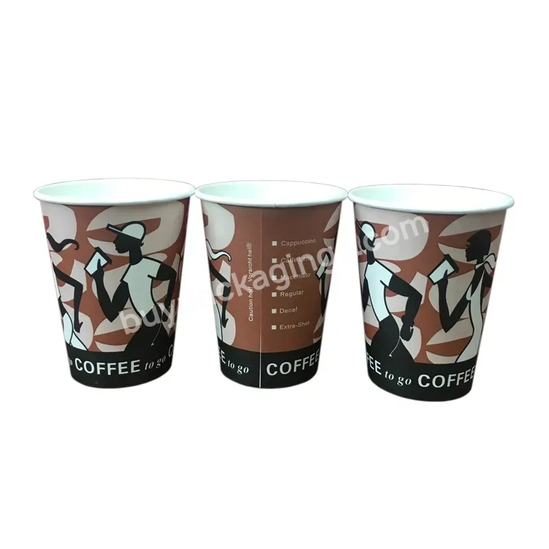Manufacturer Compostable Takeway Hot Biodegradable Disposable Paper Coffee Cups Custom Logo Big Paper Cup
