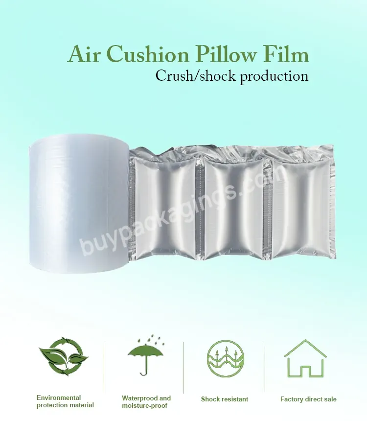 Manufacturer Direct Plastic Void Fill Packing Material Inflatable Packaging Cushion Film Air Pillow Roll - Buy Air Cushion Pillow Bag,Fill Packing Material Inflatable Packaging Cushion Film,Air Filled Bags Packaging.