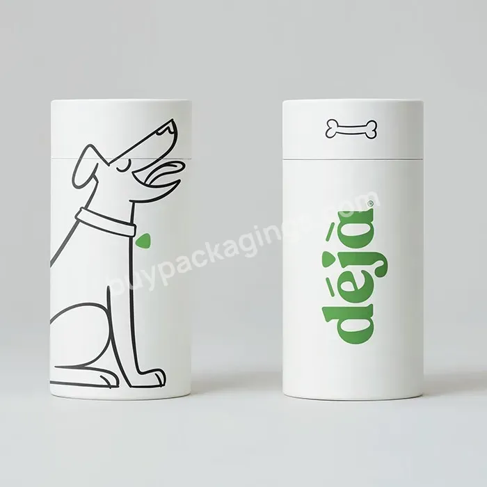 Manufacturer Dog Food Packaging Biodegradable Paper Box For Probiotic Soft Chews Pet Food Cardboard Tube Storage Box - Buy Paper Box For Food,Dog Food Packaging,Cardboard Storage Box.