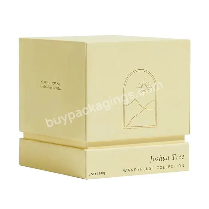 Manufacturer Empty Eco Candle Jars Gift Boxes Packaging Cardboard Hollow Out Luxury Candle Container - Buy Candle Container,Candle Jars Luxury,Small Gift Boxes.