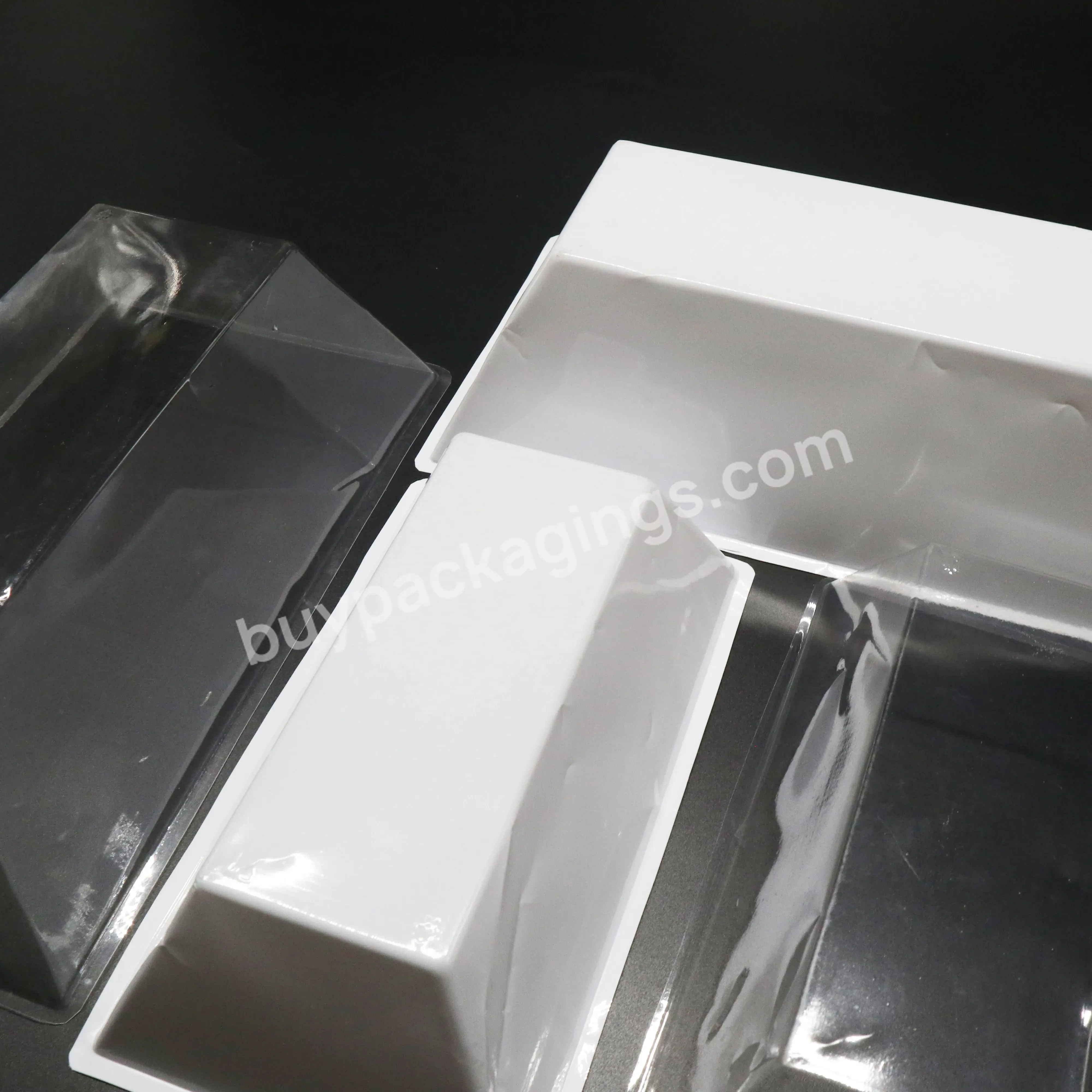 Manufacturer Supply 2.5l/5l/10l Clear/white Color Rectangular Ice Cream Container Plastic Packaging Customized Design