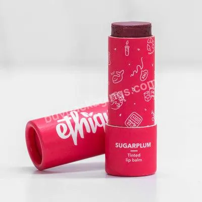 Manufacturer Supply High Quality Custom Lip Balm Deodorant Packaging Push Up Paper Tube