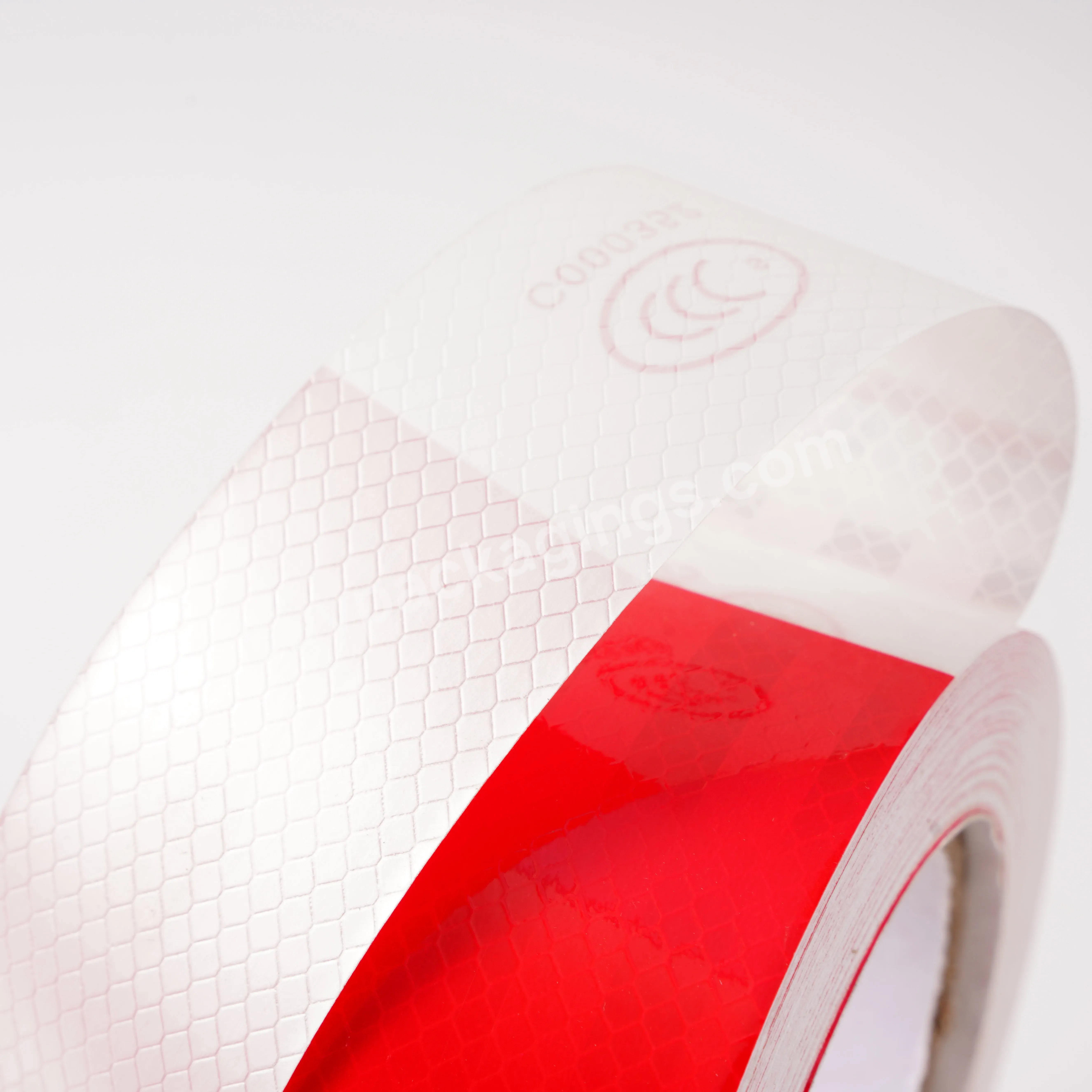 Manufacturer's Direct-sale Traffic Body Reflective Sticker Red And White Body Reflective Logo