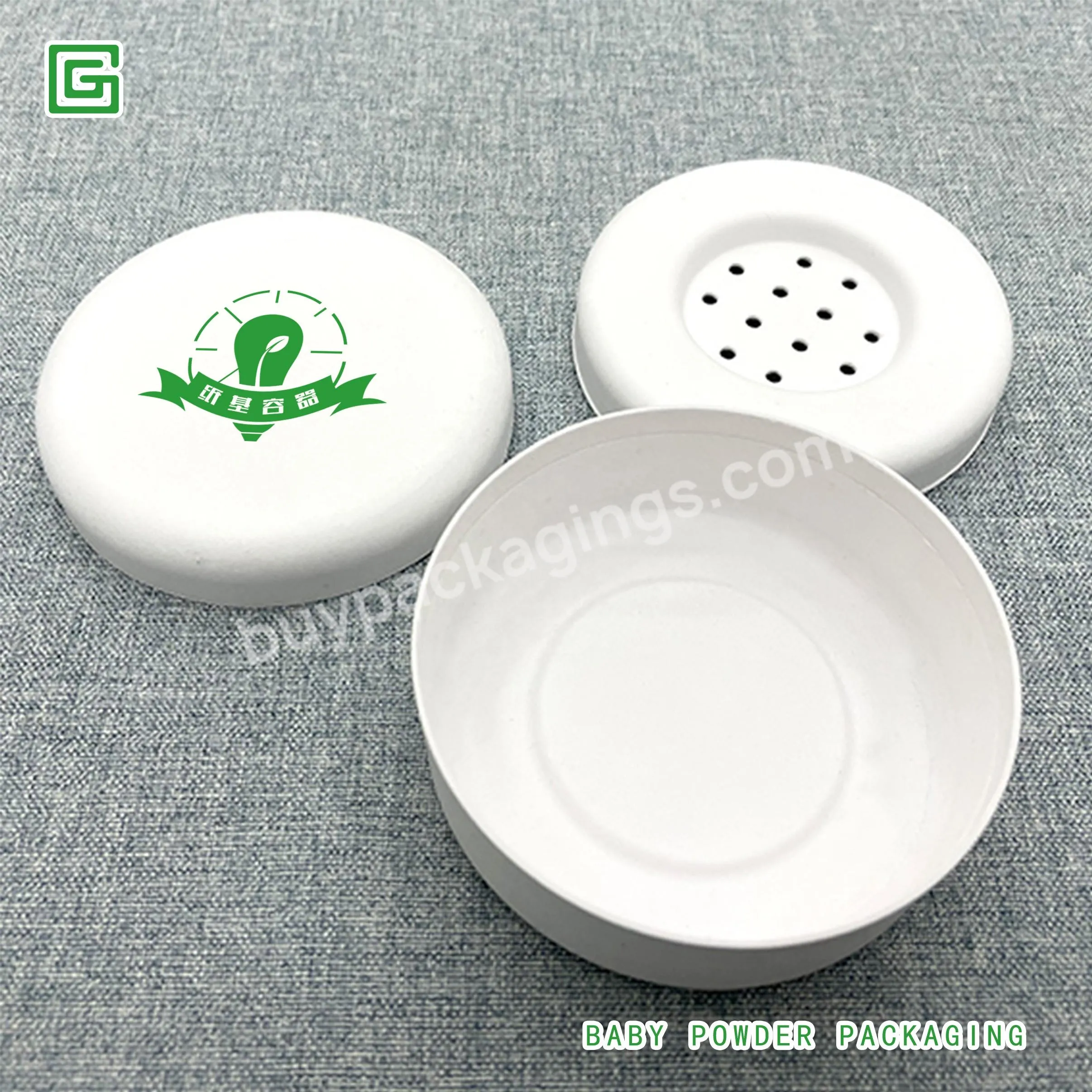 Manufacturers Direct Selling Custom Recyclable Baby Powder Molded Pulp Packaging For Personal Care