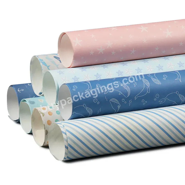 Manufacturers Papel De Regalo Cute Variety Patterns Tissue Wrapping Paper Customized Craft Packing Gift Wrapping Paper - Buy Packing Paper,Wholesale Pattern Gift Wrapping Paper Roll Art Paper,Gift Packing Paper.