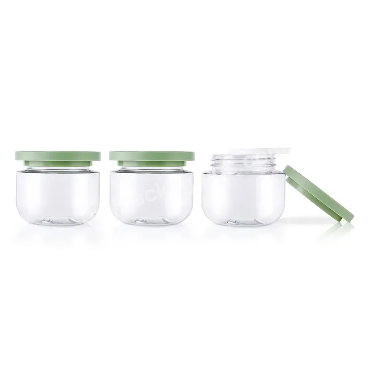 Manufacturers Plastic Produce Multi Size Custom Sustainable Body Scrub Packaging Bottles Cosmetic Cream Jars