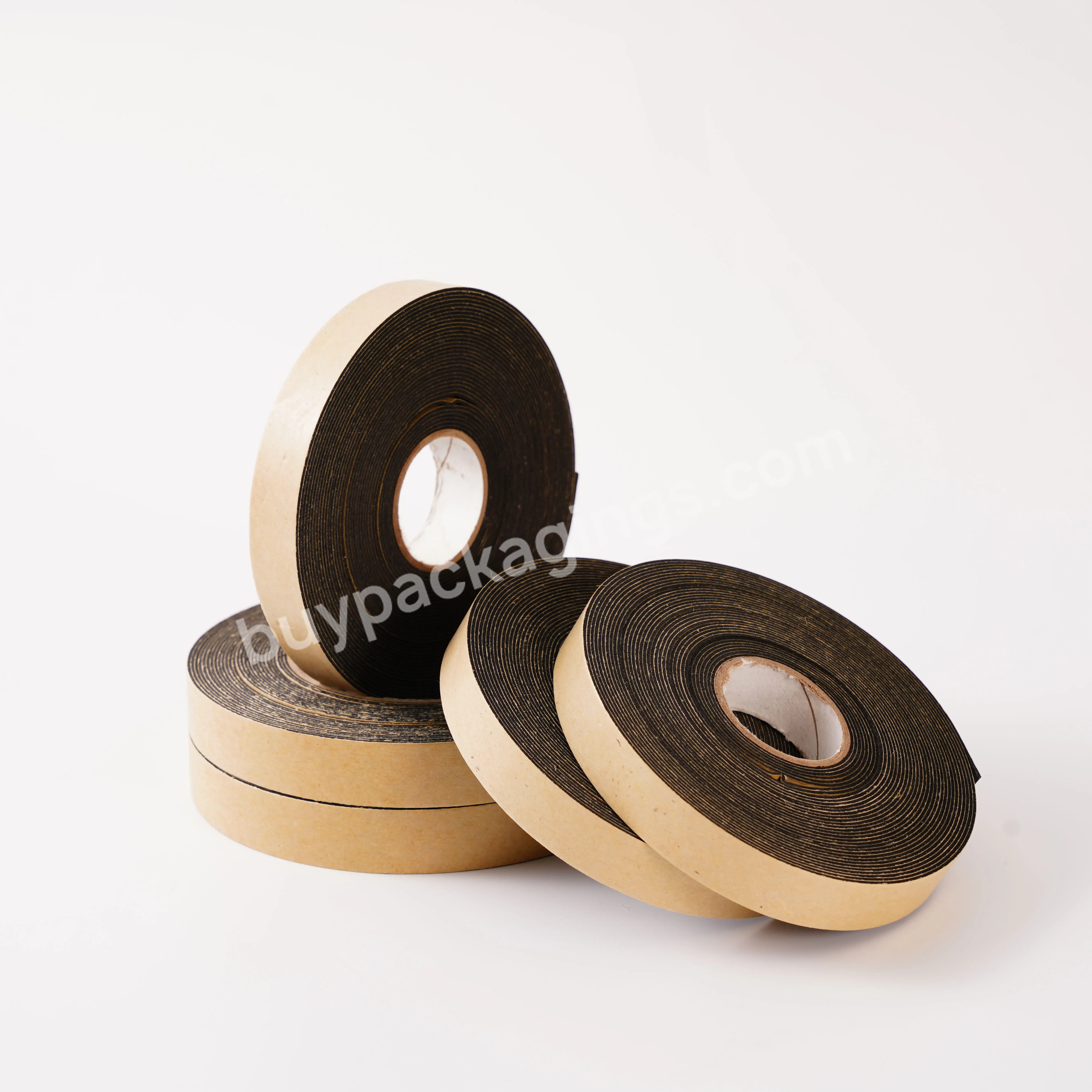 Manufacturers Wholesale 2mm Black Foam Double-sided Adhesive Tape For Building Decoration - Buy Black Cotton Adhesive Tape For Household Electrical Appliances,Sealing Double-side Tape,Adhesive Double-sided Cotton Tape For Mirrow.