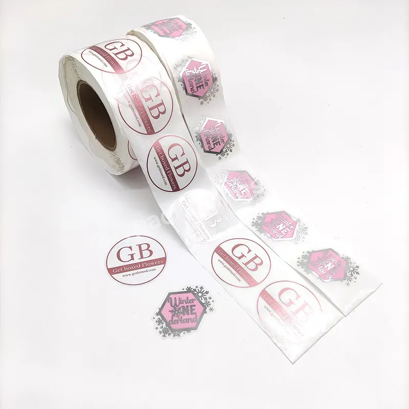 Manufactures Wholesale Personalised Custom Private Brand Name Printing Logo Adhesive Roll Labels Stickers For Packaging - Buy Packaging Labels Maker Custom Round Adhesive Roll Stickers Labels With Printing Logo,Adhesive Labels Manufacturers Wholesale
