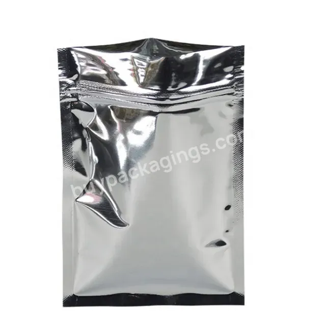 Matte Color Black White Gold Mylar Stand Up Pouch With Zipper - Buy Stand Up Aluminum Foil Pouch For Food,Custom Stand Up Foil Stand Up Aluminum Foil Pouch For Food,Stand Up Aluminum Foil Pouch For Food Custom Printed Foil Laminated Mylar Ziplock Bag.
