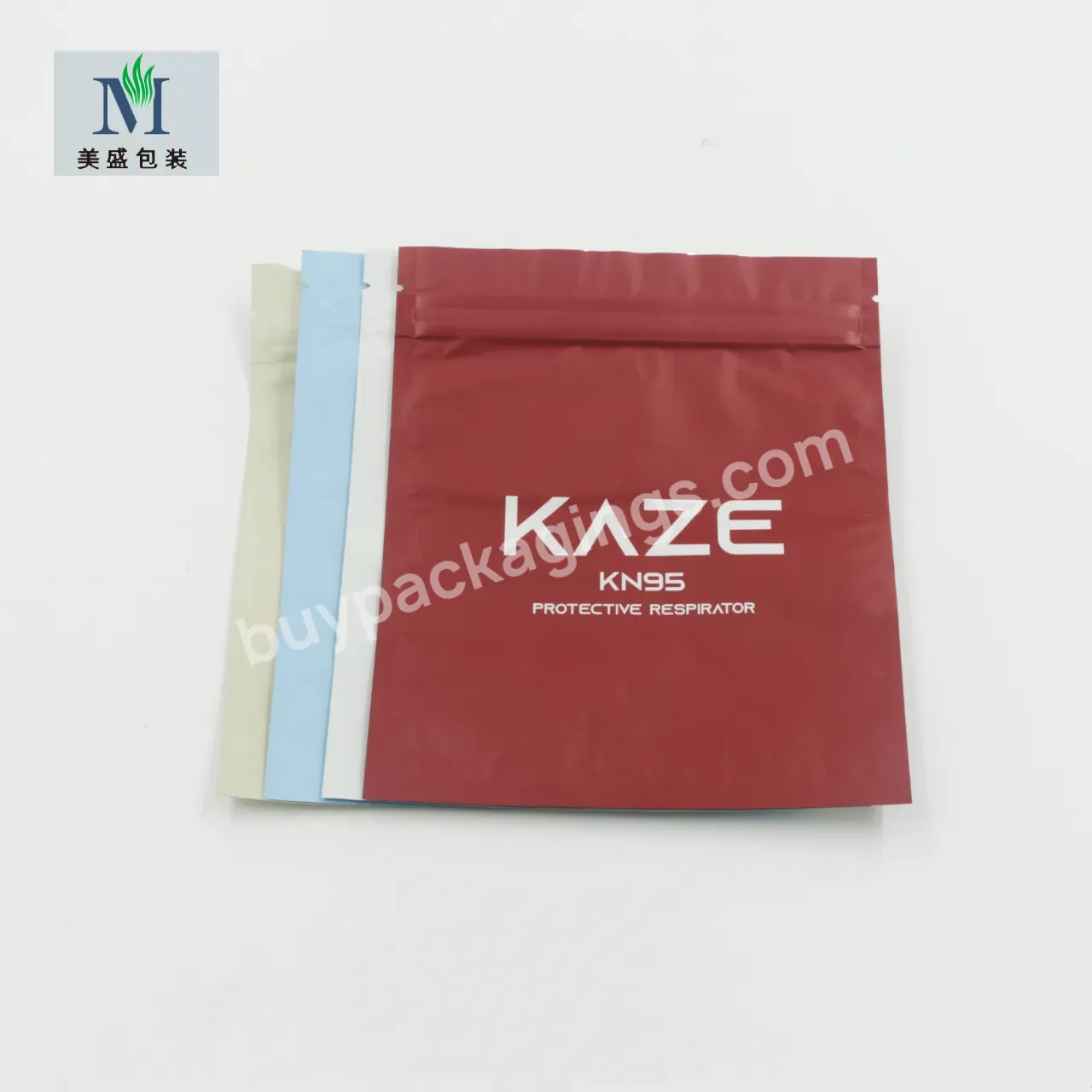 Meisheng Packing Recyclable Pp Material Three Side Heat Seal Mylar Pouch Compostable Plastic Zipper Bags - Buy Compostable Plastic Zipper Bags,Three Side Seal Pouch,Mylar Bag.
