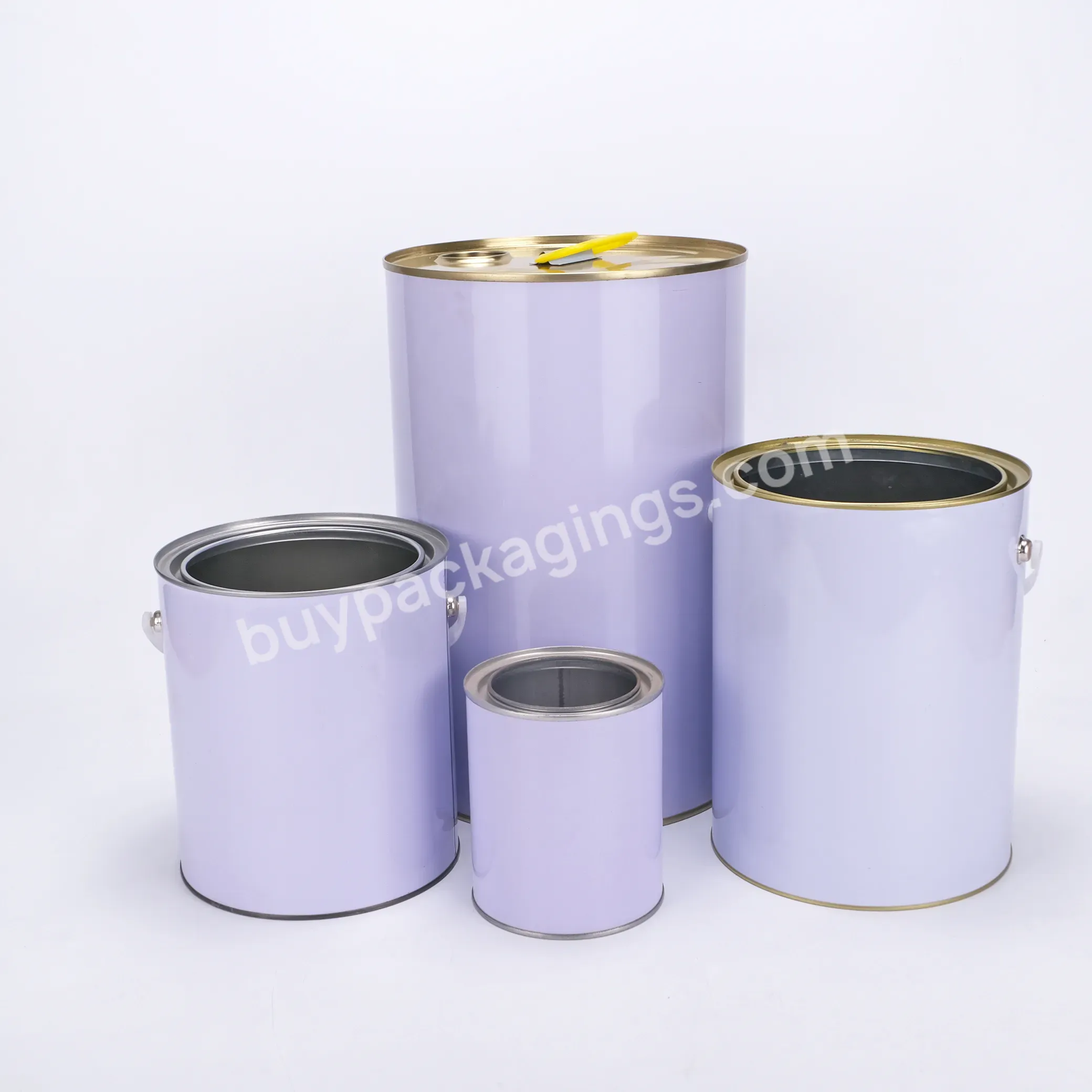Metal Paint Bucket Custom Empty Chemical Round Unapproved Metal Paint Bucket With Lock Ring For Paint Coating - Buy Metal Bucket Beer,Gold Metal Buckets,Tiny Metal Buckets.