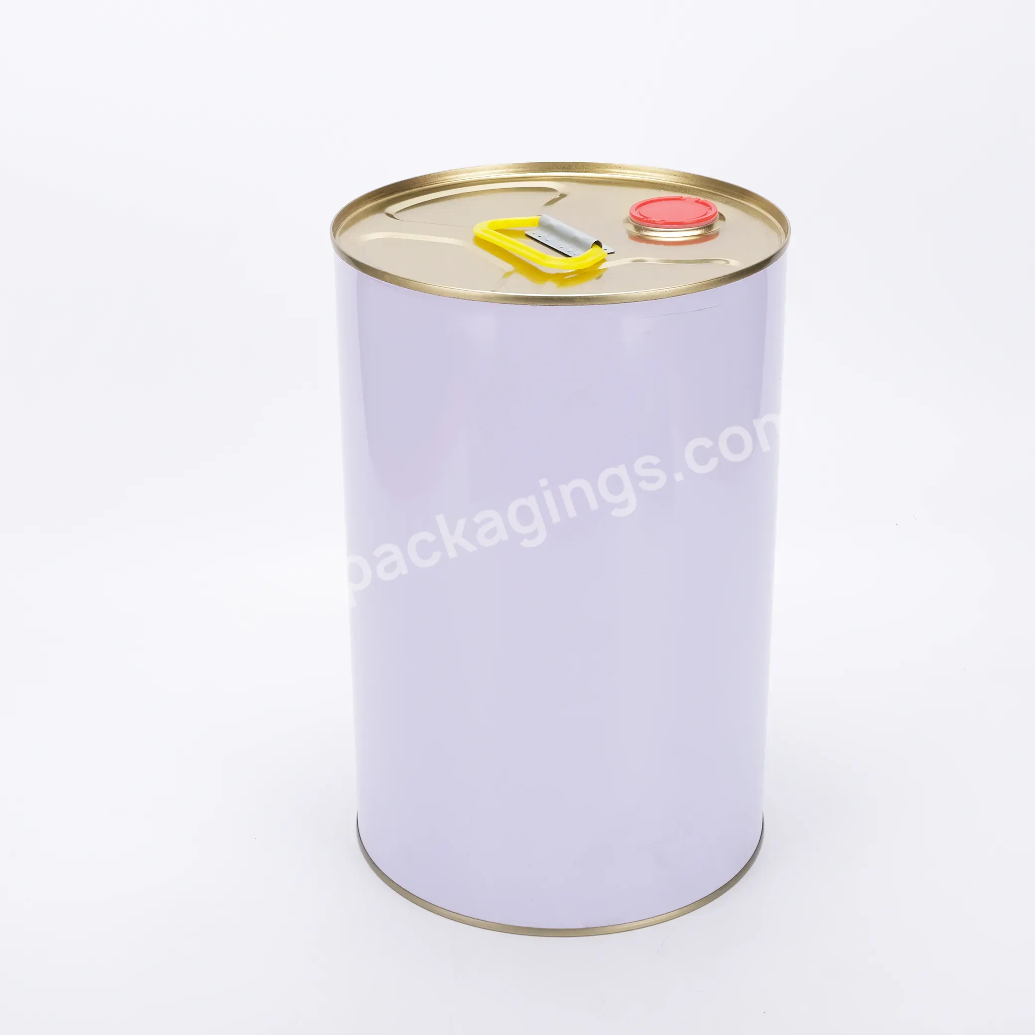 Metal Paint Bucket Custom Empty Chemical Round Unapproved Metal Paint Bucket With Lock Ring For Paint Coating - Buy Metal Bucket Beer,Gold Metal Buckets,Tiny Metal Buckets.