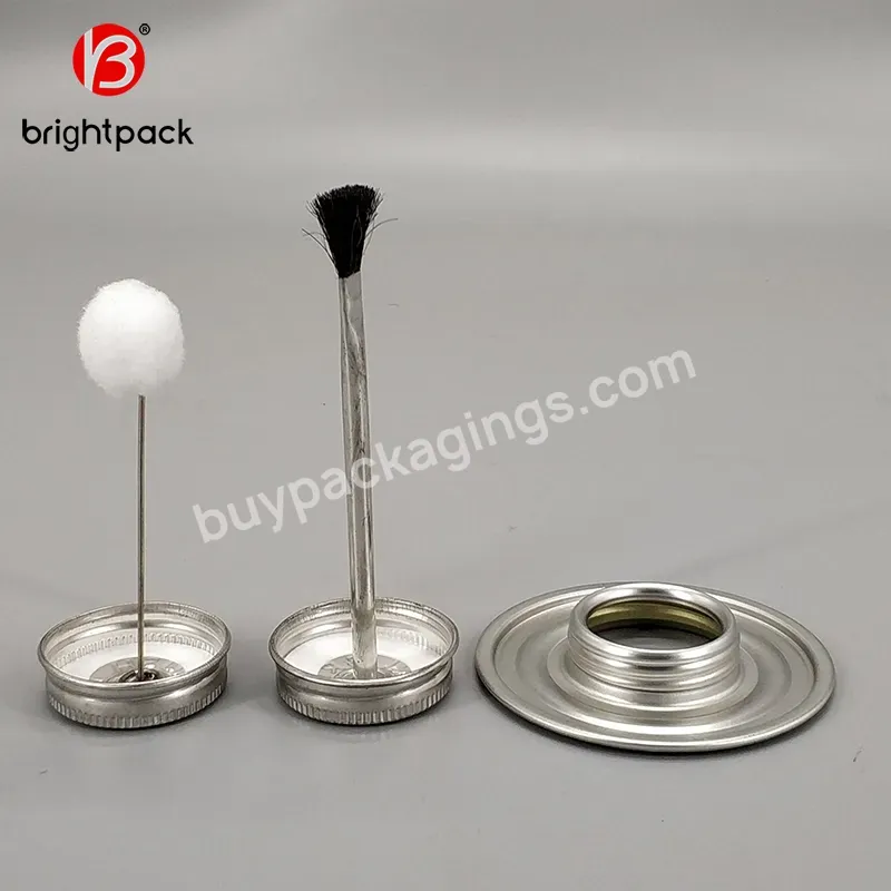 Metal Tin Can Components,Metal Cover And Top With Brush Or Cotton For Pvc Glue And Adhesive Packing - Buy Metal Cover And Top With Brush Or Cotton For Pvc Glue And Adhesive Packing,Metal Cover Brush Tin Can For Pvc Glue And Adhesive Packing,Metal Tin