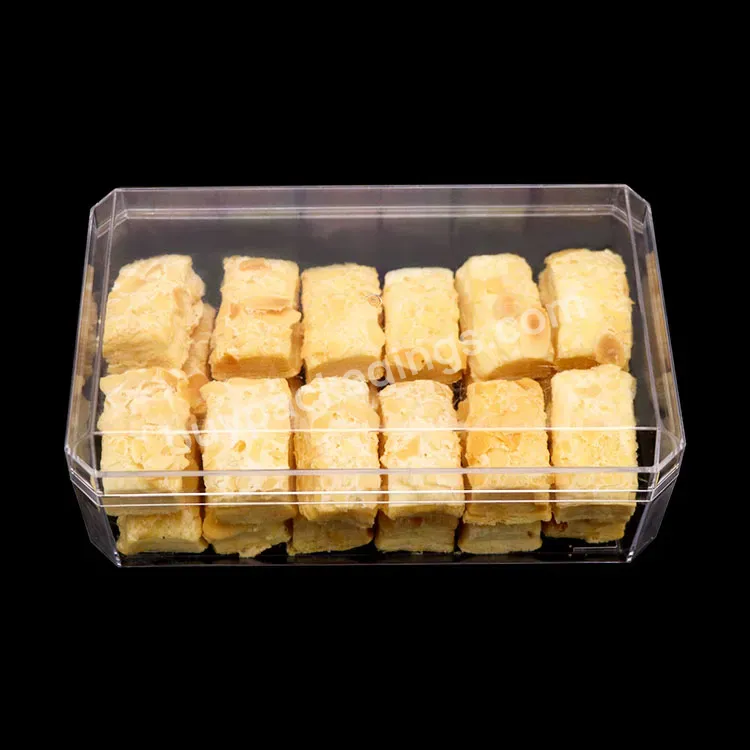 Mini Cake Packaging Transparent Candy Boxes Sweet Candy Container Chocolate Packing Boxes Plastic Biscuit Case
