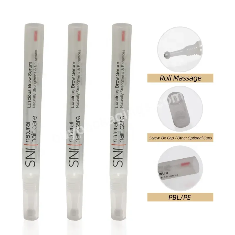 Mini Clear Eyecream Lip Gloss Chapstick Roller Tube Massage Tube Cosmetics Package Squeeze Brow Serum Gel Lipgloss Roll On Tubes - Buy Roller Tube Cosmetics Package,Roll On Tube,Clear Lip Gloss Squeeze Tubes.