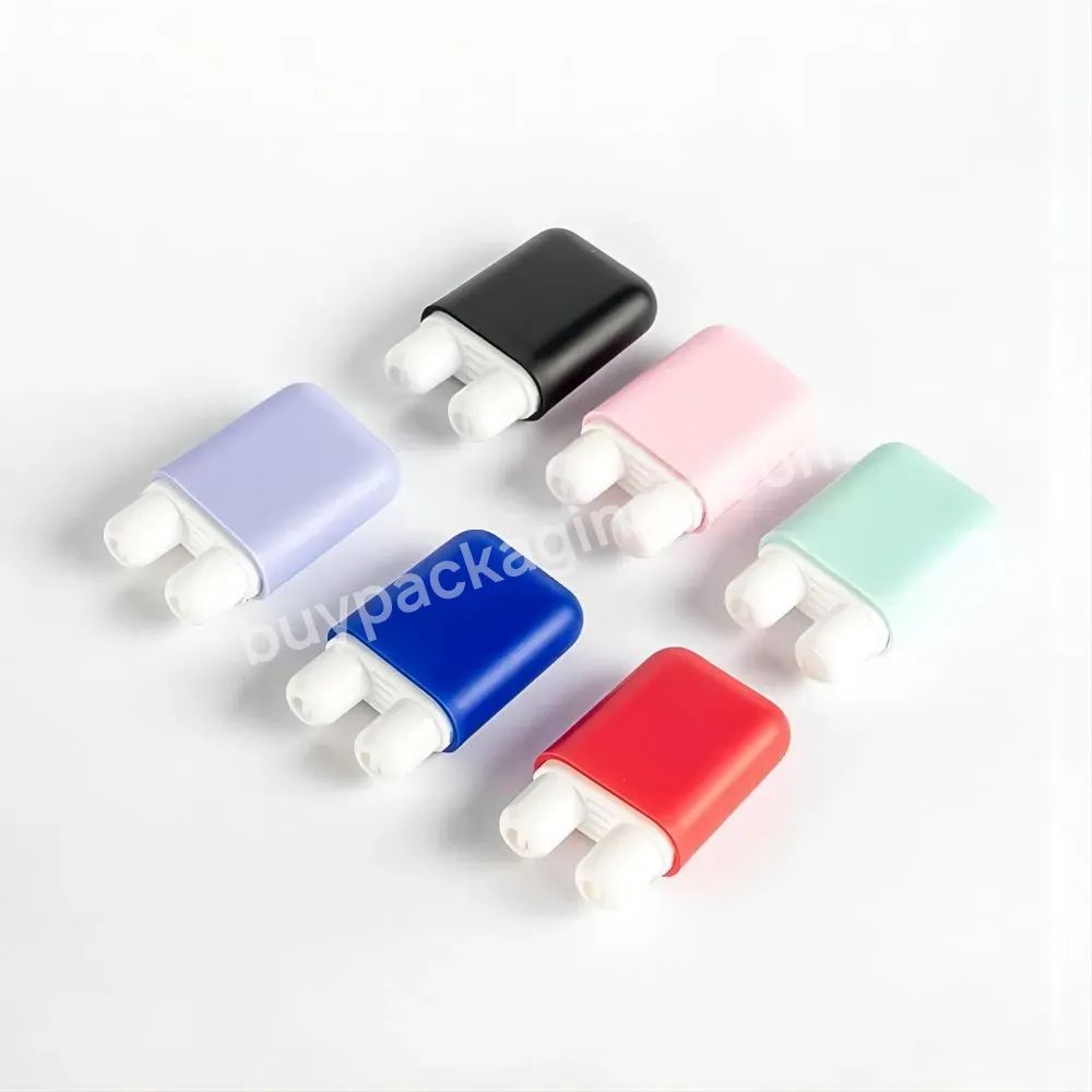 Mini Inhaler Stick Aromatherapy Colorful Refillable Essential Oil Empty Blank Double Nasal Inhaler Tube - Buy Inhaler,Nasal Inhaler Tube,Empty Nasal Inhaler.