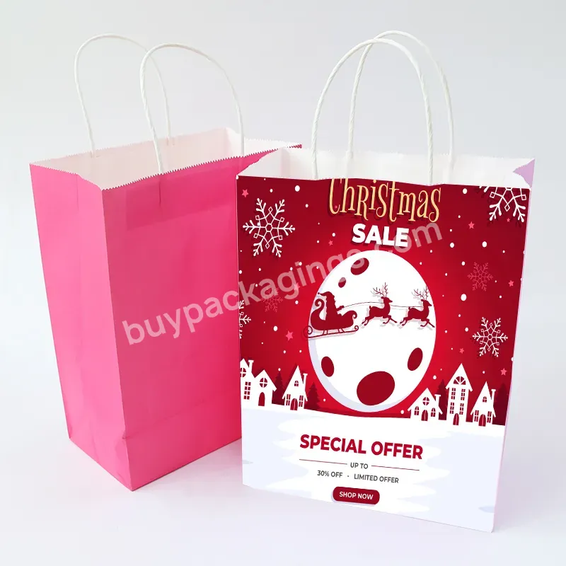Mini Large Recycled Cheap Price Luxury Brand Gift Custom Printed With Your Own Logo Christmas Shopping Paper Bag - Buy Recycled Shopping Paper Bag,Cheap Shopping Paper Bag,Luxury Paper Bag With Your Own Logo.