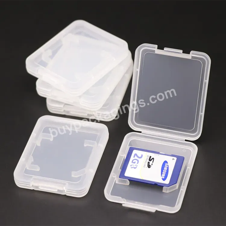 Mini Plastic Box For Micro Sd Card Packaging Sd Card Connection Holder Storage Organizer For Sdxc Sdhc Memory Card Box - Buy Sd Card Connection Card Holder,Memory Card Box,For Micro Sd Card Packaging.