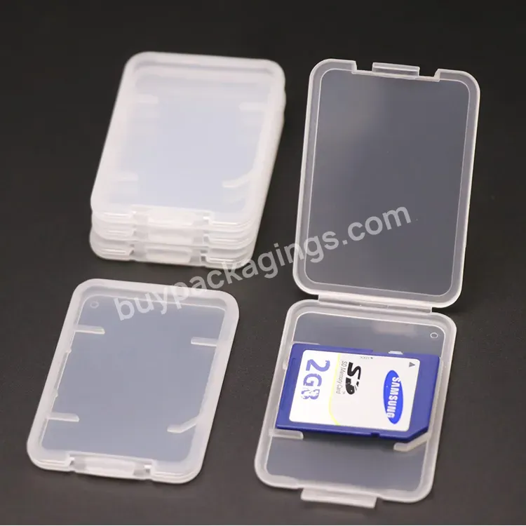 Mini Plastic Sd Slim Box For Micro T-flash Sd Memory Card Adapter Plastic Case Sd Card Storage Case - Buy Sd Slim Box,Sd Card Storage Case,Sd Memory Card Adapter Plastic Case.