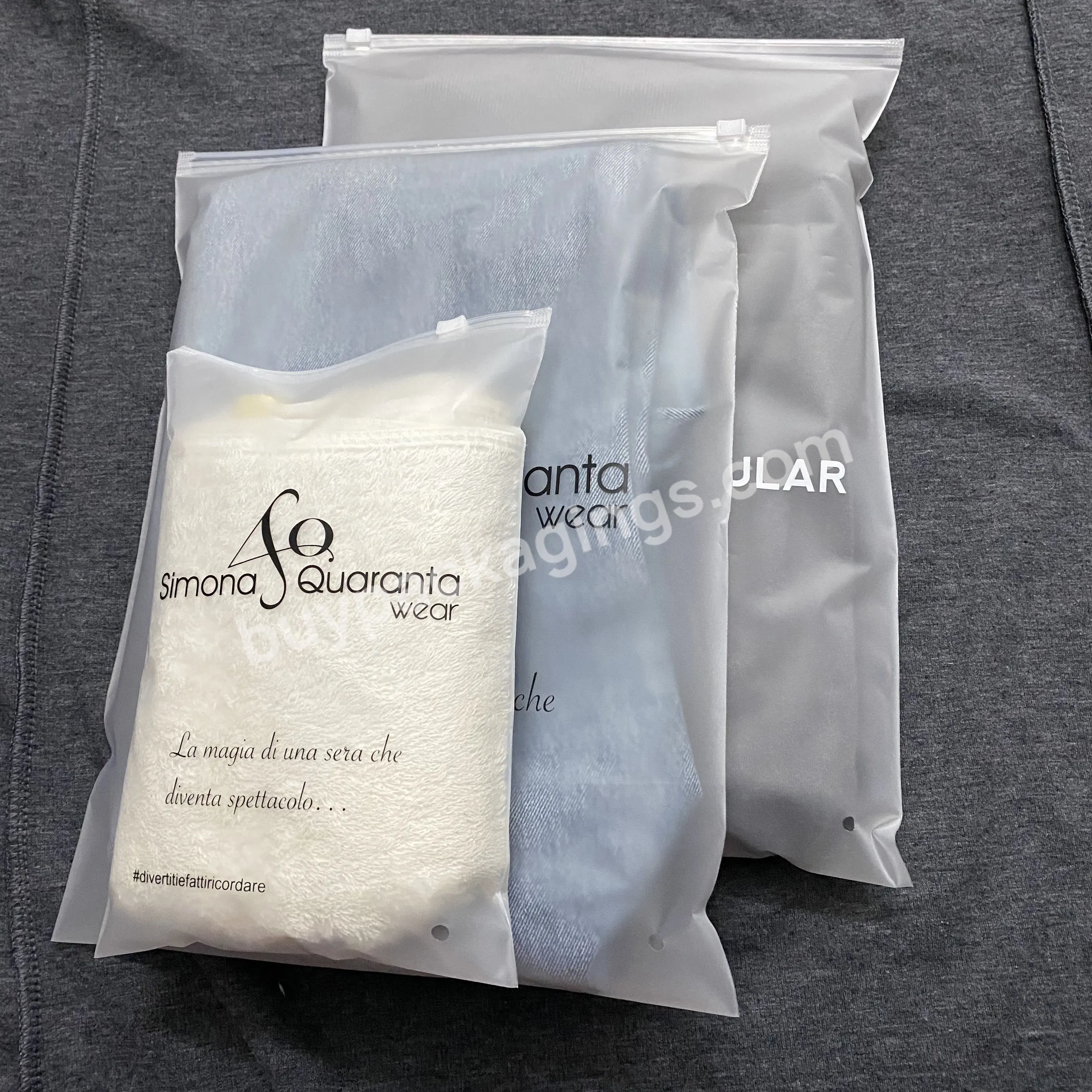 Modern Design Wholesale In 2022 Frosted Zipper Bag Custom Size Logo Print Functionality Travel Waterproof Shipping Packaging - Buy Modern Design Frosted Zipper Bag,Custom Size Logo Print,Travel Waterproof Shipping Packaging.