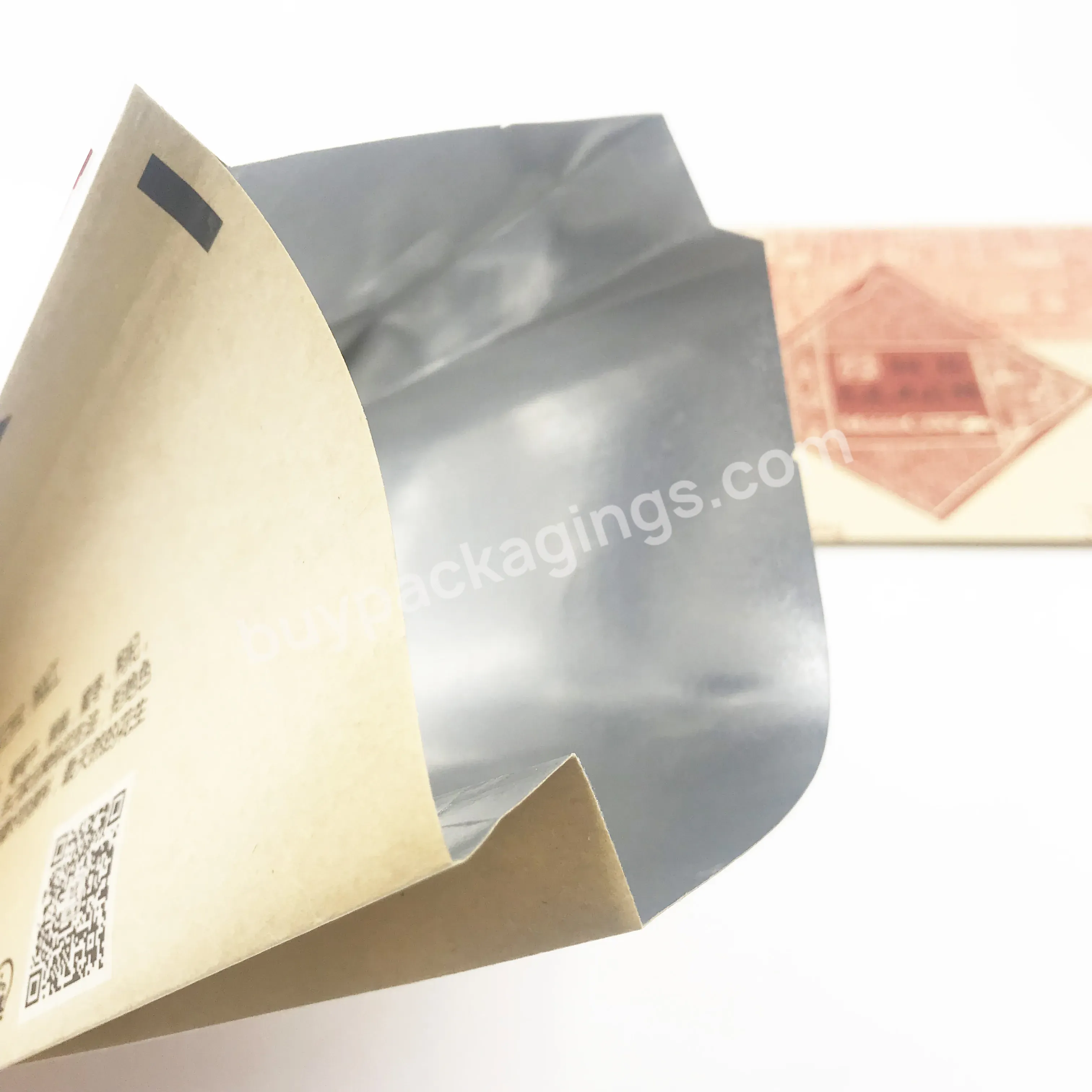 Moisture-proof Aluminum Bag Back Sealed Pouch Food Packaging Side Gusset Tea Package Pouch - Buy Pouch,Aluminum Bag,Tea Pouch.