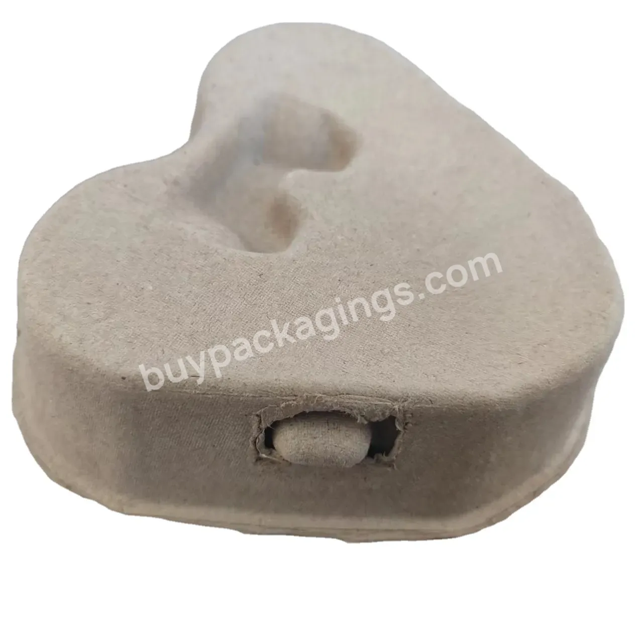 Molded Cup Carrier Egg Carton Paper Pulp Packaging For Sale 3 Cell Heart-shaped - Buy Cup Carrier,Cup Holder,Holder Tray Product.
