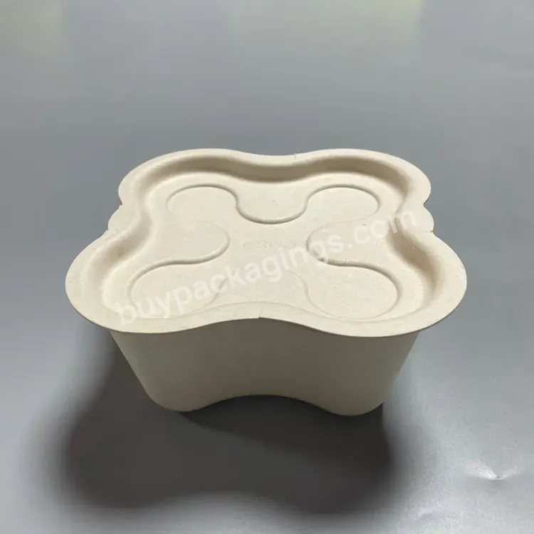 Molded Pulp Tray Biodegradable Pulp Box Custom Recycled Paper Box Packaging,Bamboo Fiber Pulp Packaging - Buy Packaging Trays,Customize Tray,Biodegradable Recycled Bamboor Pulp Tray.