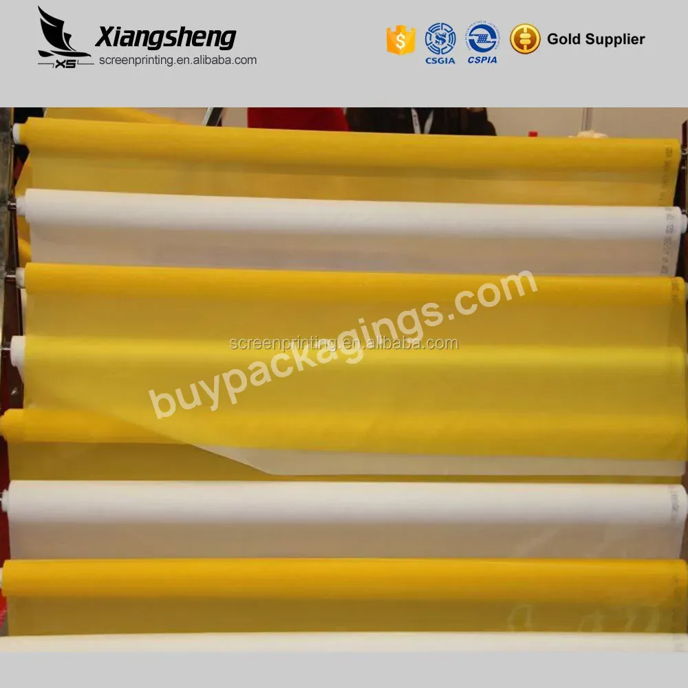 Monofilament Plain Weave Polyester Silk Bolting Cloth Polyester Screen Printing Mesh Fabric