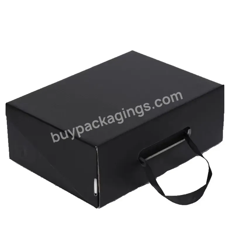 Multi Color Custom Logo Luxury Mailer Box Shoes Packaging Gift Boxes With Handle - Buy Shoe Box With Handle,Black Mailer Box,Mailer Box Square.