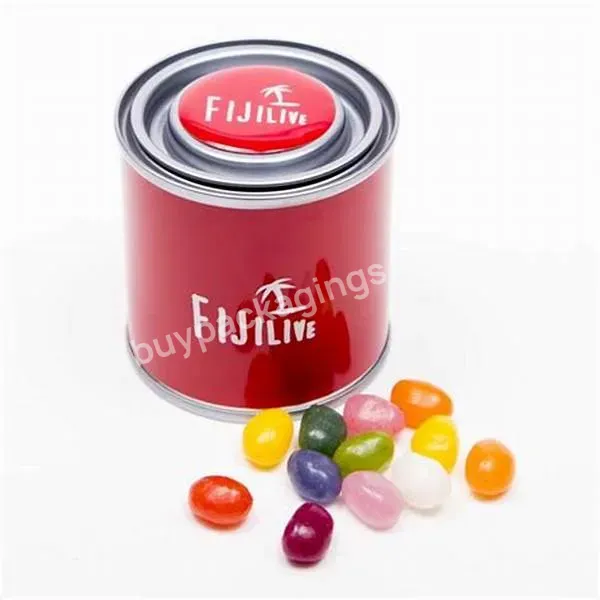Multi Sizes Food Safe Paint Tin Style Food Tin Can In Customized Design Cookie And Sweets Metal Packaging - Buy Cylinder Cookie Tin Can With Handle,Metal Paint Can With Handle For Snacks Nuts Sweets Cookies Candies Tin Canister,Socks Metal Can Underw